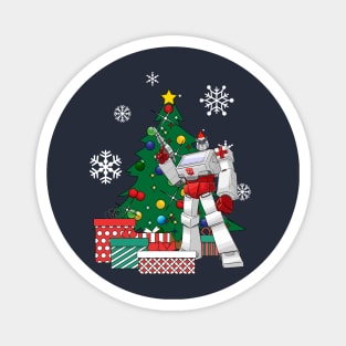 Ratchet Around The Christmas Tree Transformers Magnet